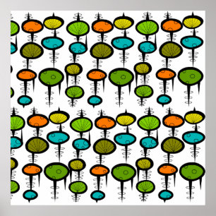 Modernes Abstraktes Poster #44 aus dem Mittelalter