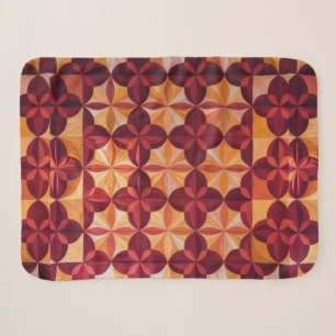 Modernes Abstraktes Quilt, Fleece Blanket-Verriege Sherpadecke