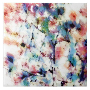 Modernes abstraktes Retro-Retro aus Marmorgranit Fliese