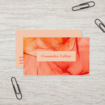 Modernes Abstraktes Rotes Orange Elegantes