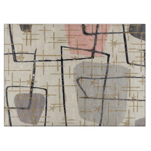 Modernes Abstraktes Schneidebrett aus dem Mittelal