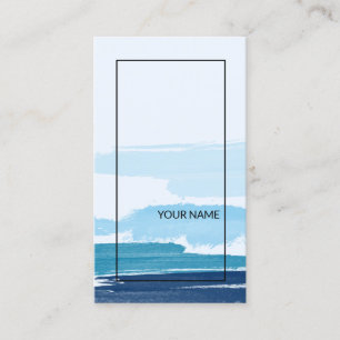 Modernes Abstraktes Schwarzes Licht Visitenkarte