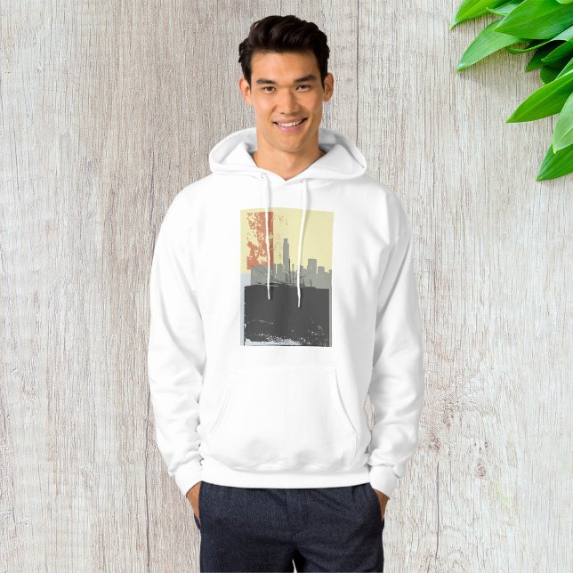 Modernes Abstraktes Stadtbild Hoodie (Von Creator hochgeladen)