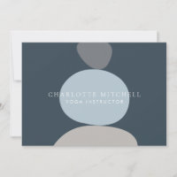 Modernes Abstraktes Zen-Stone-Logo