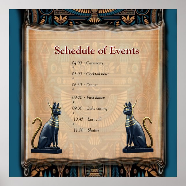 Modernes ägyptisches, islamisches, arabisches und  poster (Vorne)