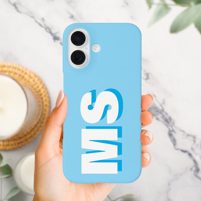Modernes Anfangsmonogramm Case-Mate iPhone Hülle (Von Creator hochgeladen)