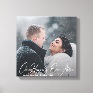 Modernes Angebot für Hochzeiten - Foto - Leinwand 