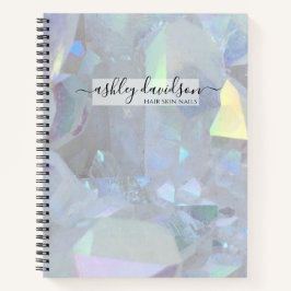 Modernes Angel Aura Quartz Crystal Notebook Notizbuch