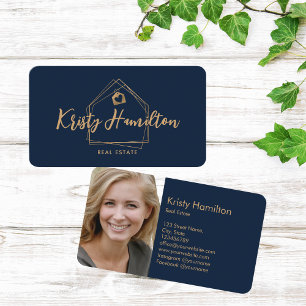 modernes Anwesen berufliches Foto hinzufügen Visitenkarte