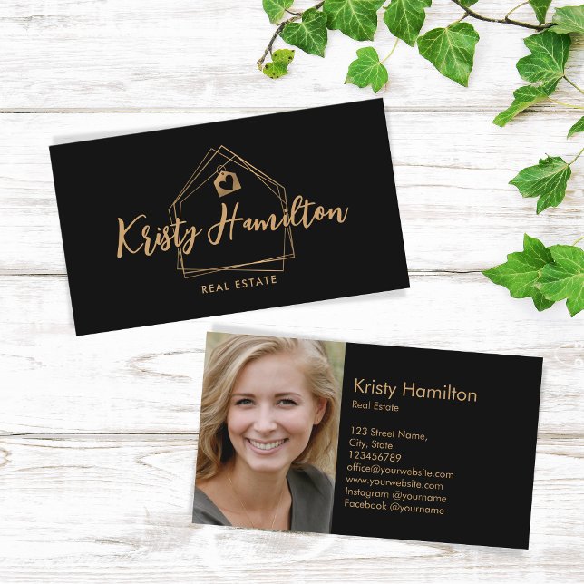 modernes Anwesen berufliches Foto hinzufügen Visitenkarte (Von Creator hochgeladen)