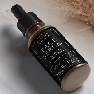 Modernes apothecary Black 2 OZ Cosmetic Flasche La