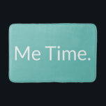 Modernes Aquamarines Green Me Time Funny Zitat Badematte<br><div class="desc">Moderne Aquamarine Green Me Time Funny Quote Badematte Treten Sie auf diesen modernen Design-Speicher Schaumstoff,  um den Duschvorhang oder allein für eine Touch Spaß zu Ihrem Bad.  Anpassbarer aquamariner Hintergrund mit fett weißer Typografie "Me Time" zentriert auf Matte.  IN VERSCHIEDENEN GRÖSSEN UND KUNSTFARBEN VERFÜGBAR.</div>