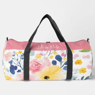 Modernes Aquarellmuster Duffle Bag