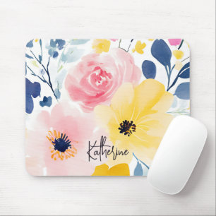 Modernes Aquarellmuster Mousepad