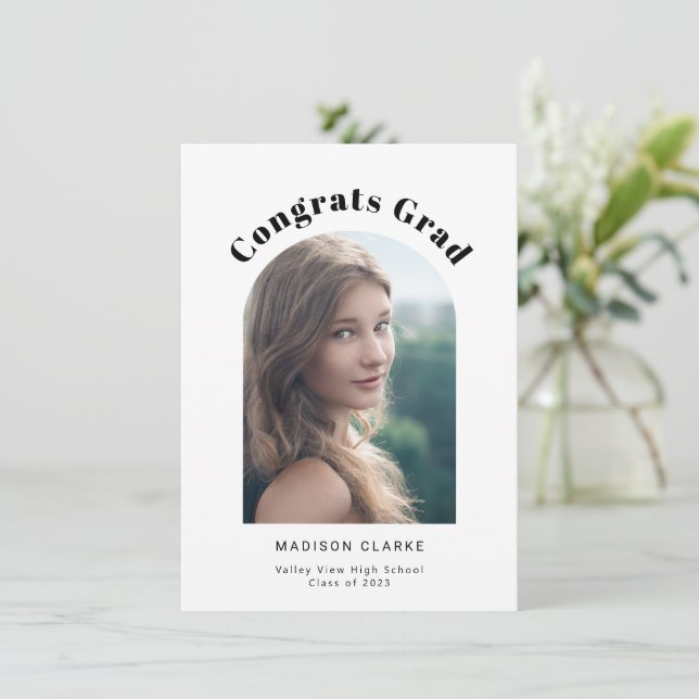 Modernes Arch Abschluss Foto Ankündigung (Stehend Vorderseite)