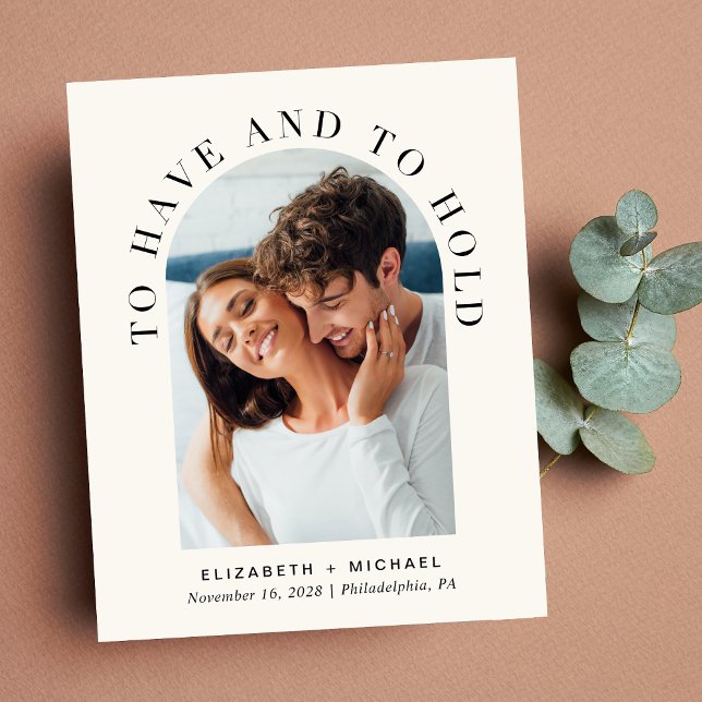 Modernes Arch Foto - Einladung zur Hochzeit (Von Creator hochgeladen)