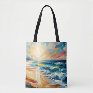 Modernes Art Beach Sunset Ocean Design