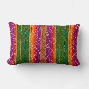 Modernes Art Deco Design Lendenkissen