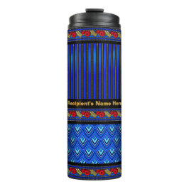 Modernes Art Deco - Russischer Stil (Personalisier Thermosbecher