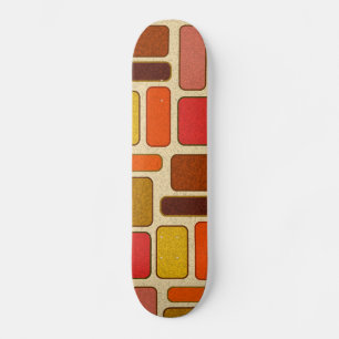 Modernes Art Square Muster Skateboard