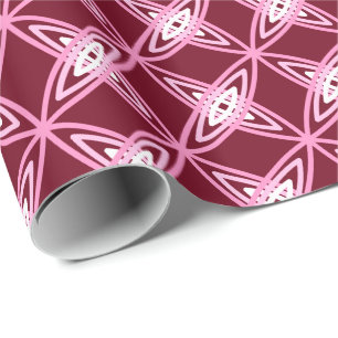 Modernes Atomdruckverfahren Mitte des Jahrhunderts Geschenkpapier