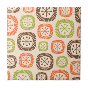 Modernes Atomzeitalter Mitte des Jahrhunderts Fliese