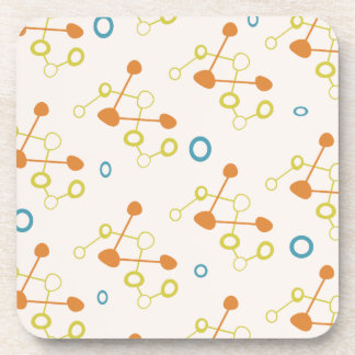 Modernes Atomzeitmuster des Mittelalters Getränkeuntersetzer