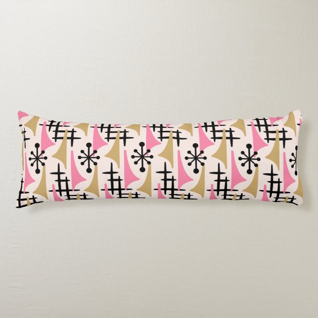 Modernes Atomzeitmuster des Mittelalters Seitenschläferkissen (Vorderseite)