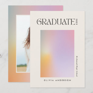 Modernes Aura pink farbenfrohe Typografie Foto mäd