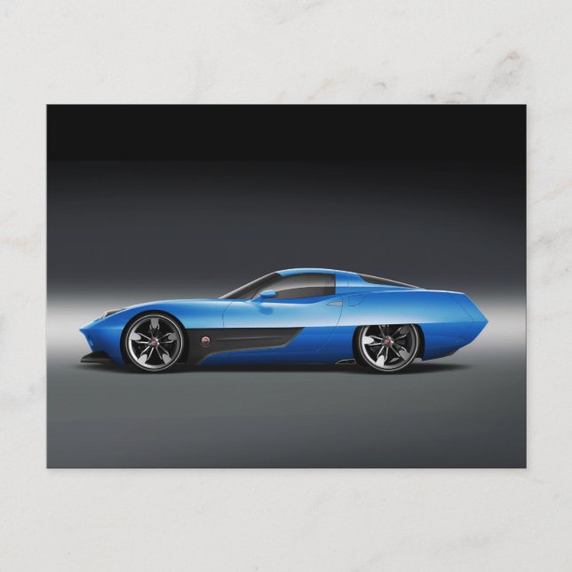 Modernes Auto 27 Postkarte (Vorderseite)