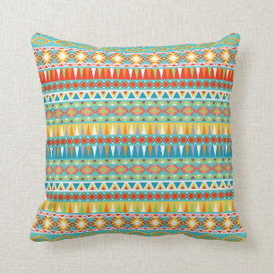 Modernes aztekisches Muster Kissen