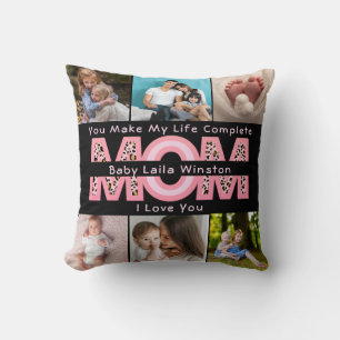 Modernes Baby-Foto   Du machst mein Leben ein komp Kissen