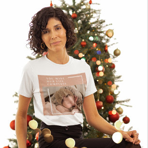 Modernes Baby-Foto   Du machst mein Leben ein komp T-Shirt