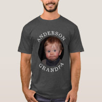 Modernes Baby-Gesicht Personalisiert-Kind-Foto Opa