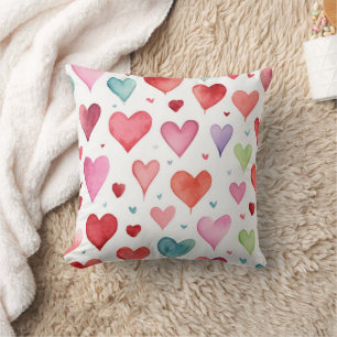 Modernes Baby Girl Kinderzimmer Herzmuster Kissen