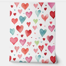 Modernes Baby Kinderzimmer Herzmuster