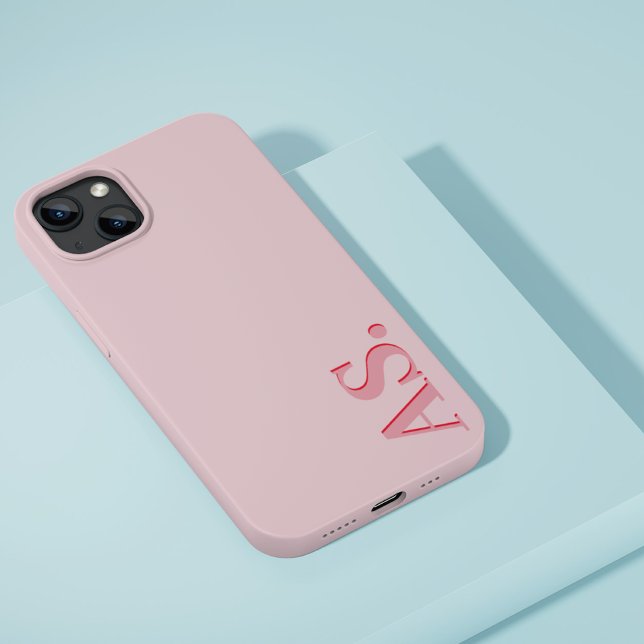 Modernes Babypink - Erstausstattung minimalistisch Case-Mate iPhone Hülle (Von Creator hochgeladen)