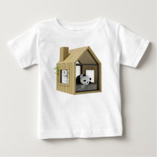 Modernes Bambus- und Glas-Minihaus Baby T-shirt