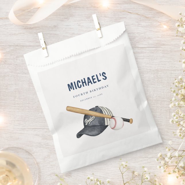Modernes Baseball Geschenktütchen (Ausgeschnitten)