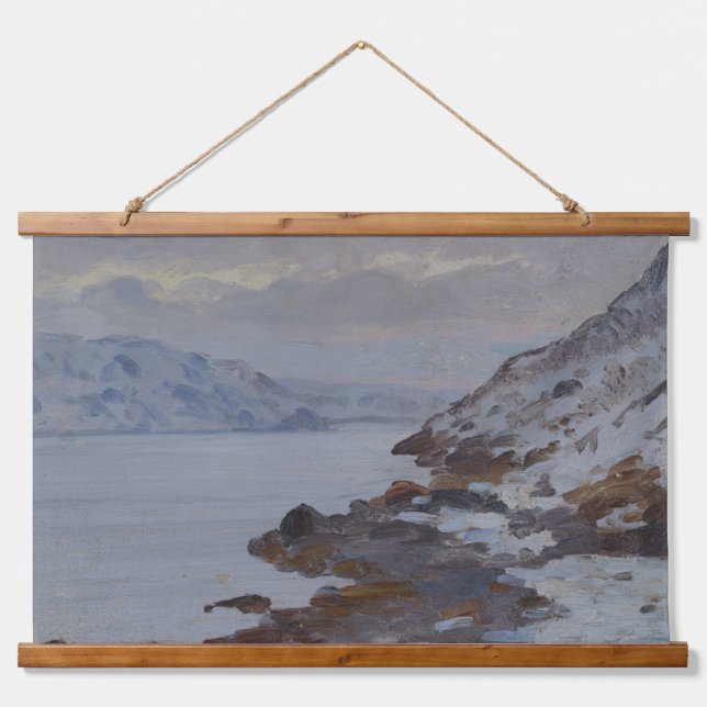 Modernes Bauernhaus Kunst | Aleksandr Borisov Wandteppich Mit Holzrahmen (Vorne)