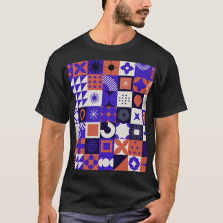 Modernes Bauhaus: Bold Geometric Pattern. T-Shirt