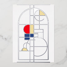 Modernes Bauhaus, Leder, Silber,