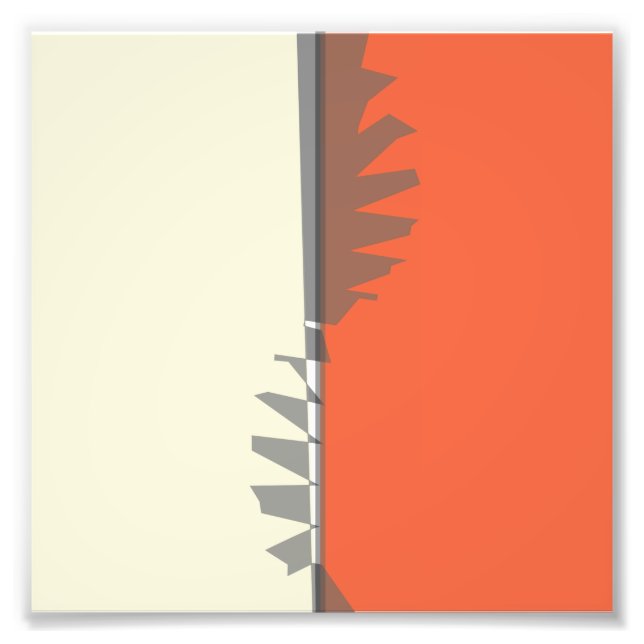 Modernes Bauhaus-Symbol Gropius Homage Fotodruck (Vorne)