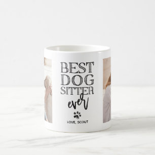 Modernes, benutzerdefiniertes Foto Beste Dog Sitte Kaffeetasse