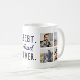 Modernes, benutzerdefiniertes Foto Blue Best Vater Kaffeetasse