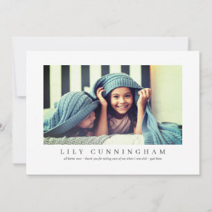 Modernes, benutzerfreundliches Foto dank Ärzte Kra Dankeskarte