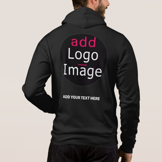 Modernes, Beruflich-Chic-Branding Hoodie (Rückseite)