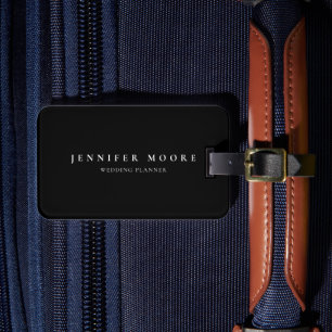 Modernes Beruflich Schwarz/Weiß Gepäckanhänger