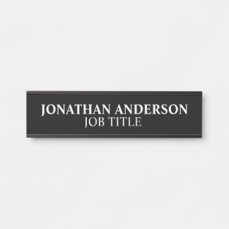 Modernes, Berufliches Bürozeichen Türschild