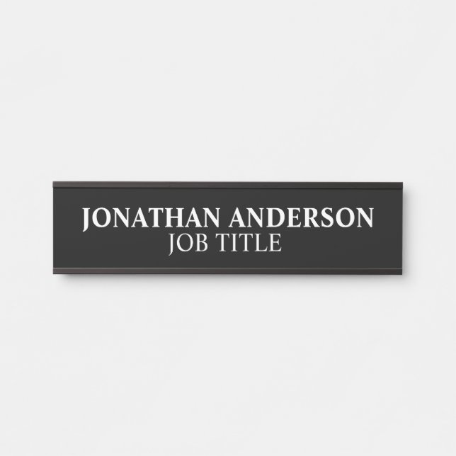 Modernes, Berufliches Bürozeichen Türschild (Vorderseite )